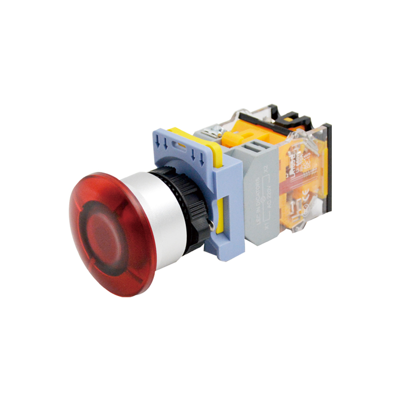 带灯(自锁)蘑菇头按钮